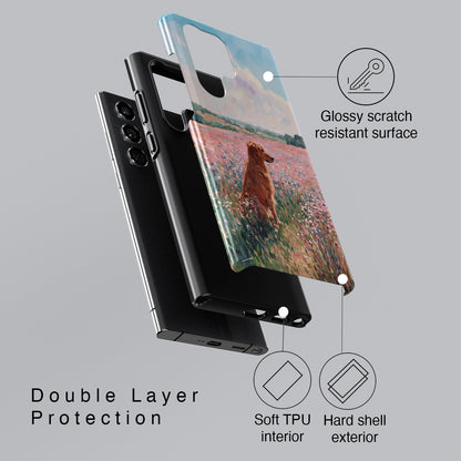 The Golden Meadow Design Phone Case for Galaxy S series Phones