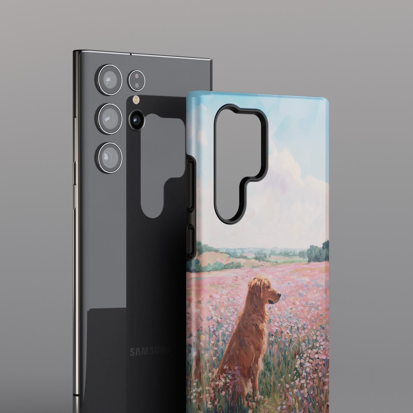 The Golden Meadow Design Phone Case for Galaxy S series Phones