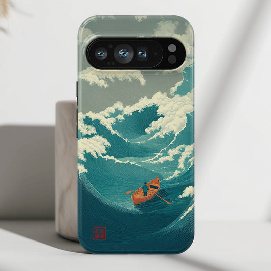 The Great Swell – Ukiyo-e Wave Design Phone Case for Google Pixel
