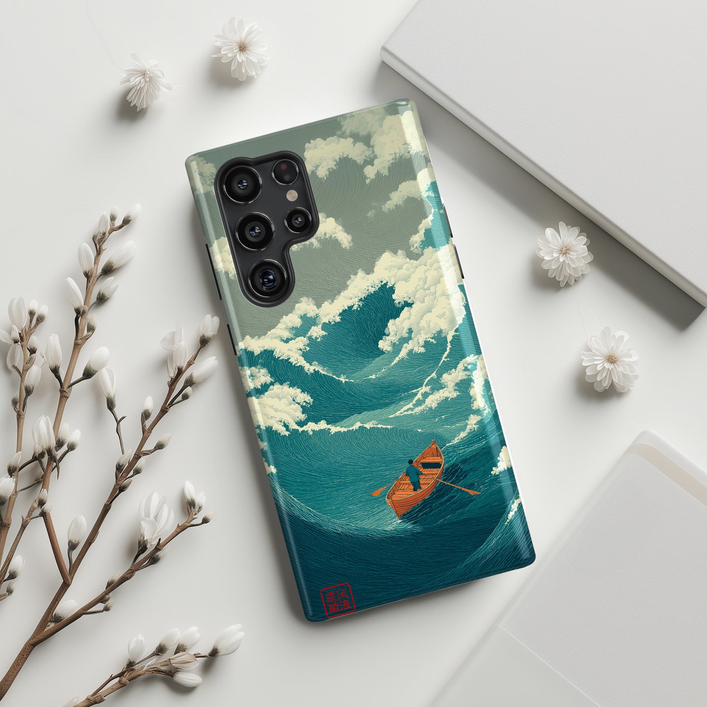 The Great Swell – Ukiyo-e Wave Design Phone Case for Galaxy S series Phones