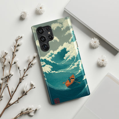 The Great Swell – Ukiyo-e Wave Design Phone Case for Galaxy S series Phones