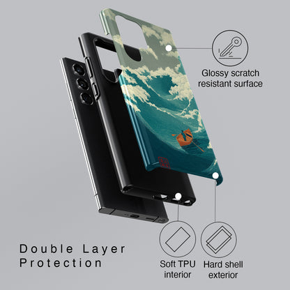 The Great Swell – Ukiyo-e Wave Design Phone Case for Galaxy S series Phones