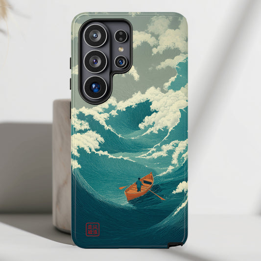 The Great Swell – Ukiyo-e Wave Design Phone Case for Galaxy S series Phones