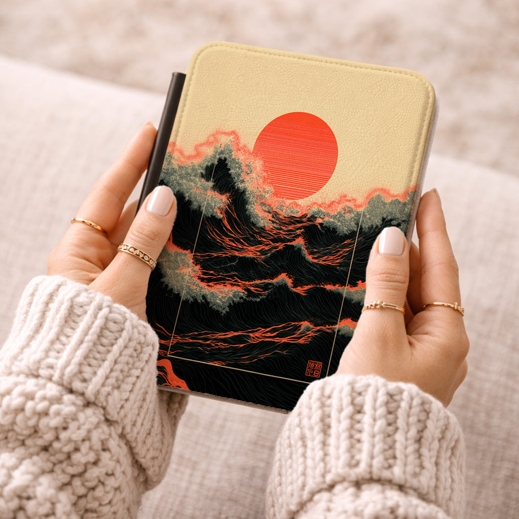 The Kyokujitsu Exhibition – Rising Sun Wave Kindle Case