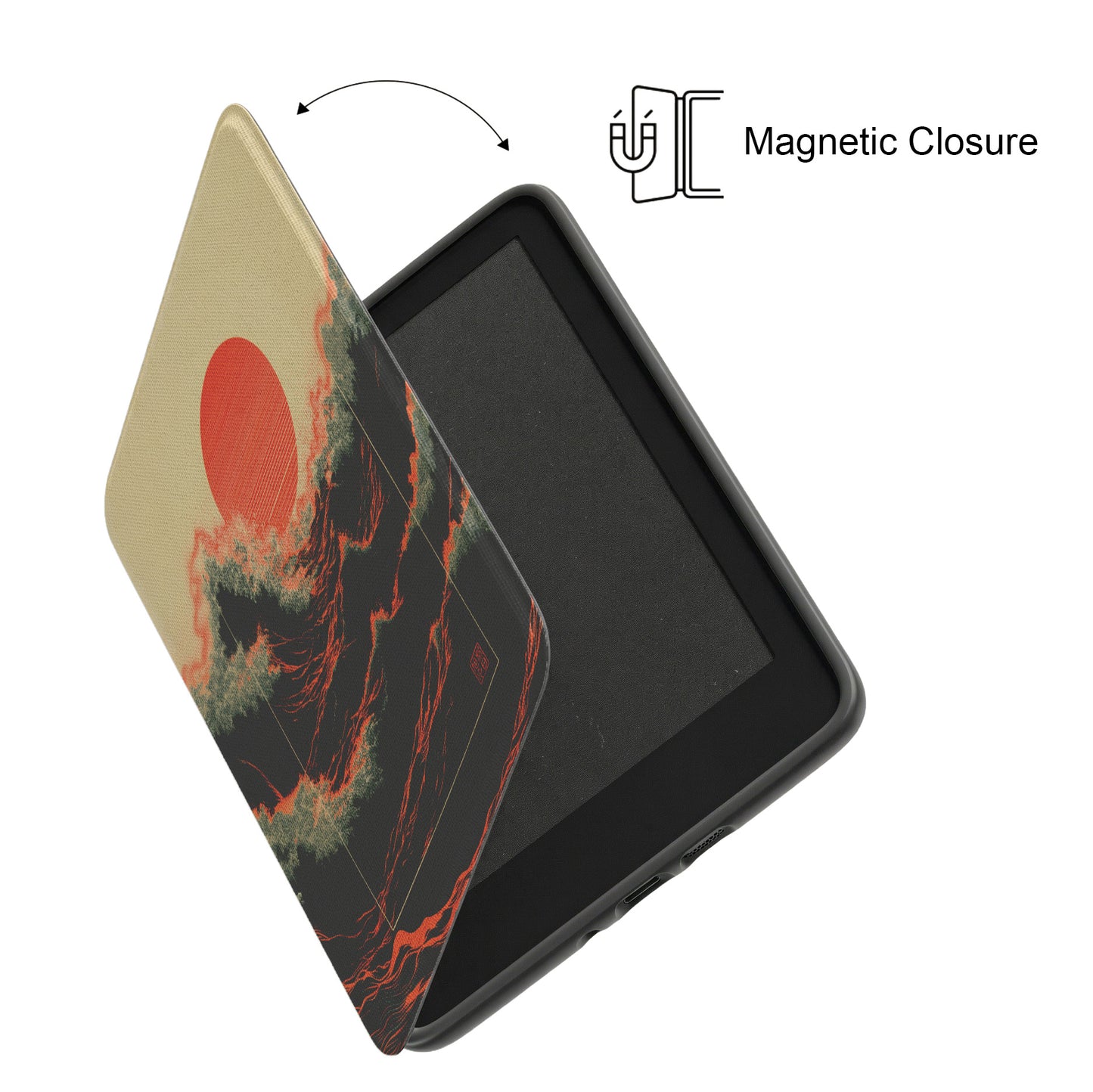 The Kyokujitsu Exhibition – Rising Sun Wave Kindle Case