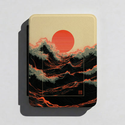 The Kyokujitsu Exhibition – Rising Sun Wave Kindle Case