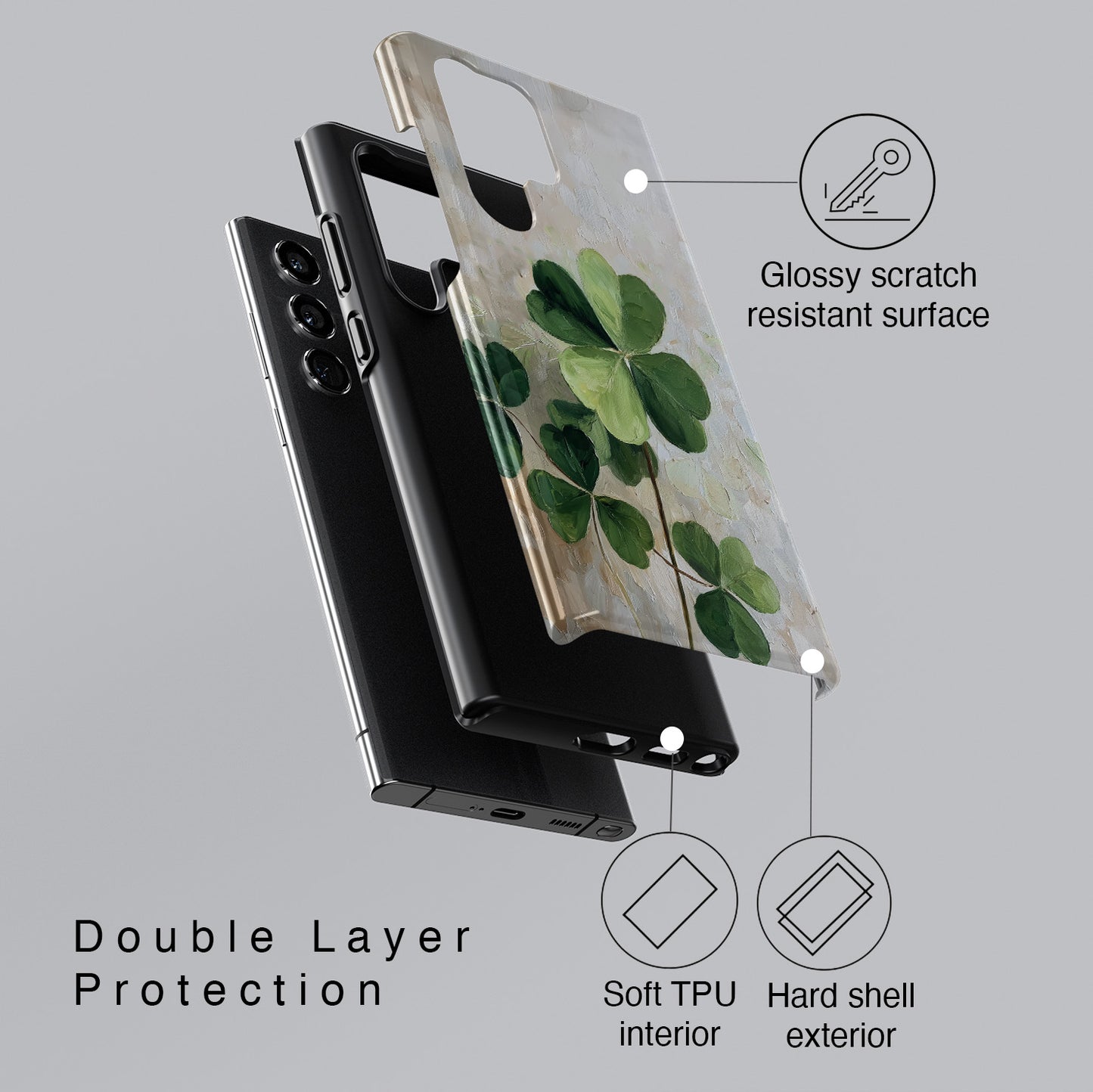 The Lucky Charm Design Phone Case for Galaxy S series Phones