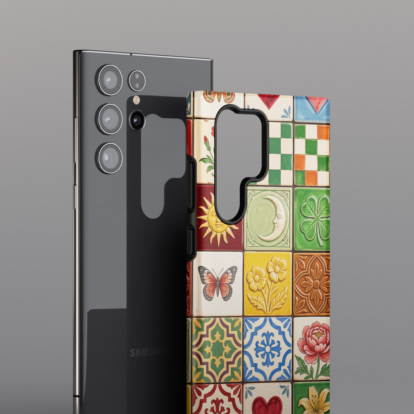 The Mediterranean Mosaic – Ceramic Tile Design Phone Case for Galaxy S series Phones