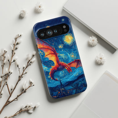 The Midnight Drake – Fantasy Art Phone Case for Google Pixel