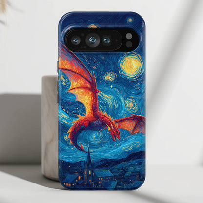 The Midnight Drake – Fantasy Art Phone Case for Google Pixel