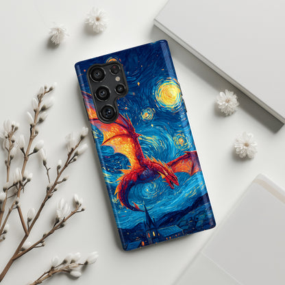The Midnight Drake – Fantasy Art Phone Case for Galaxy S series Phones