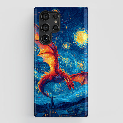 The Midnight Drake – Fantasy Art Phone Case for Galaxy S series Phones