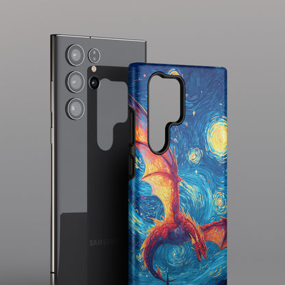 The Midnight Drake – Fantasy Art Phone Case for Galaxy S series Phones