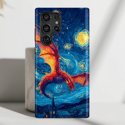 The Midnight Drake – Fantasy Art Phone Case for Galaxy S series Phones