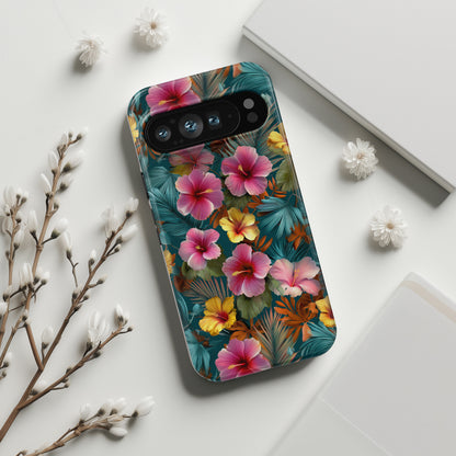 The Moody Oasis – Dark Tropical Design Phone Case for Google Pixel