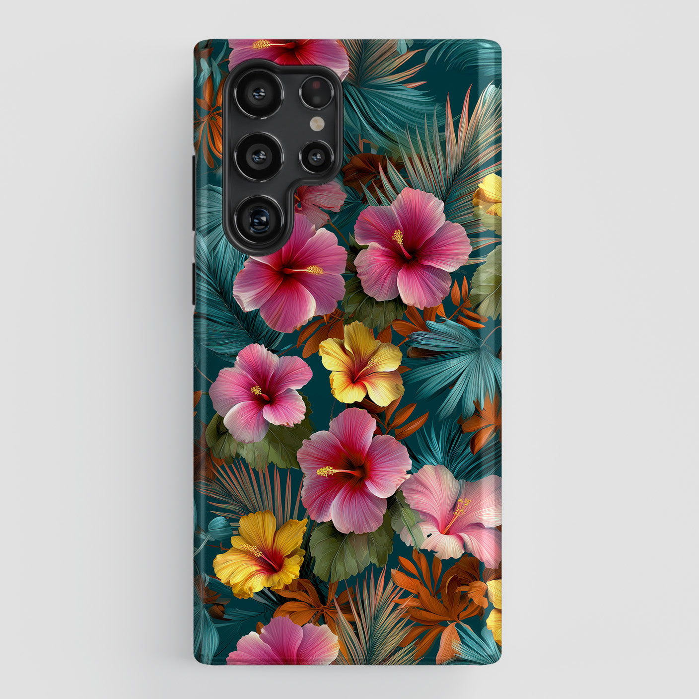 The Moody Oasis – Dark Tropical Design Phone Case for Galaxy S series Phones