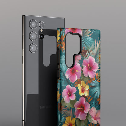 The Moody Oasis – Dark Tropical Design Phone Case for Galaxy S series Phones