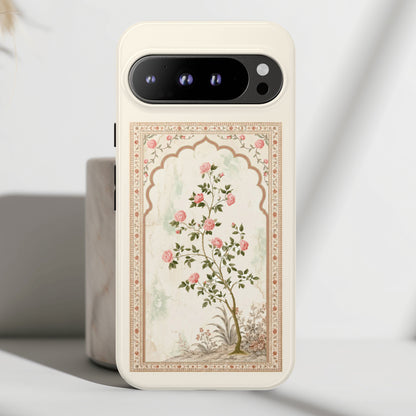 The Mughal Rose – Vintage Persian Miniature Design Phone Case for Google Pixel