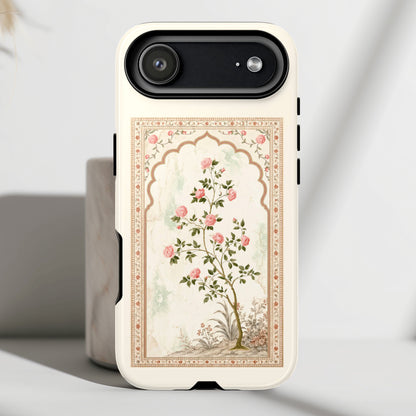 The Mughal Rose – Vintage Persian Miniature Design iPhone Case