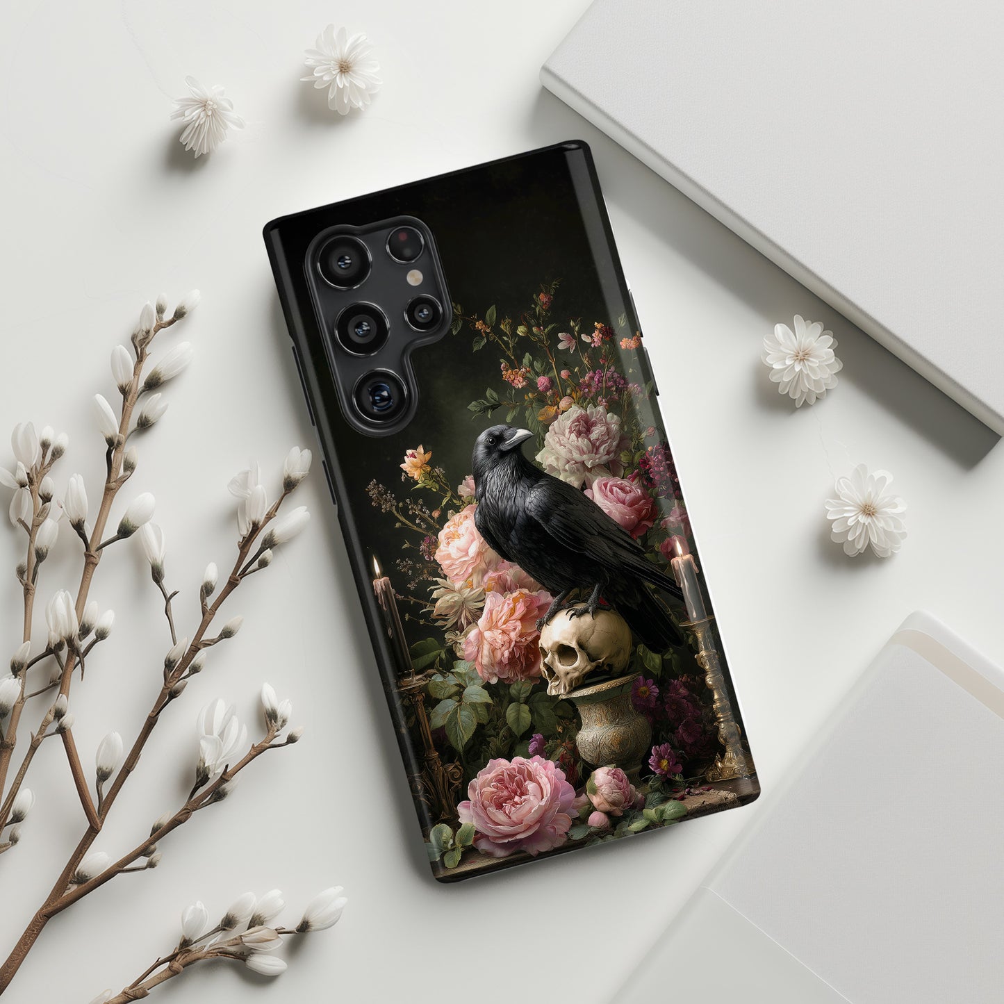 The Nevermore Design Phone Case for Galaxy S series Phones