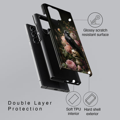 The Nevermore Design Phone Case for Galaxy S series Phones