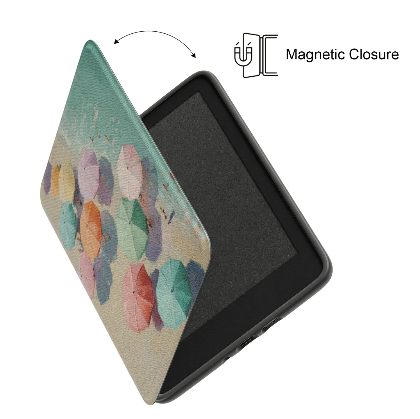 The Pastel Riviera – Aerial Beach Kindle Case