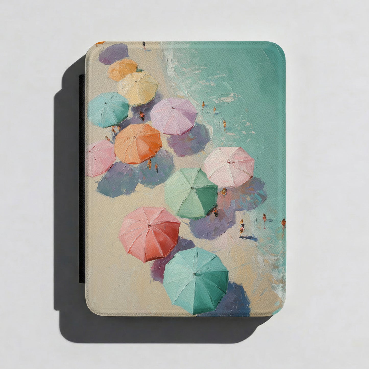 The Pastel Riviera – Aerial Beach Kindle Case