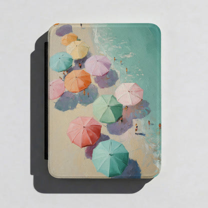 The Pastel Riviera – Aerial Beach Kindle Case