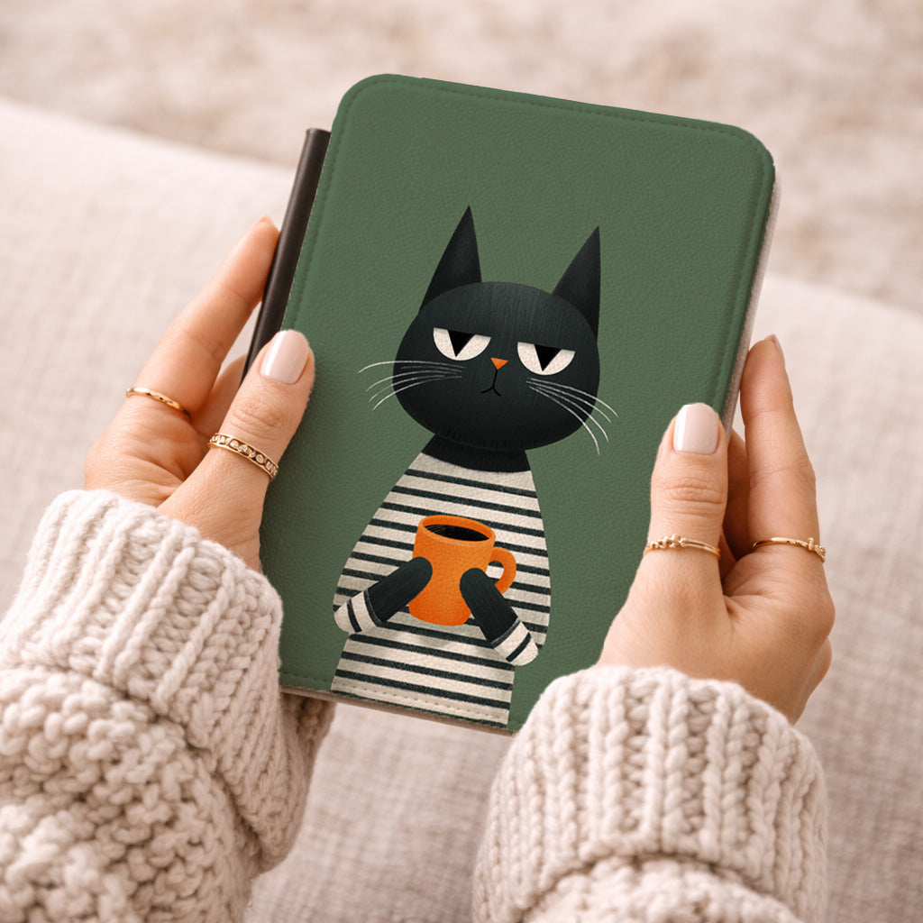 The Pre-Caffeine Feline – Grumpy Cat Kindle Case