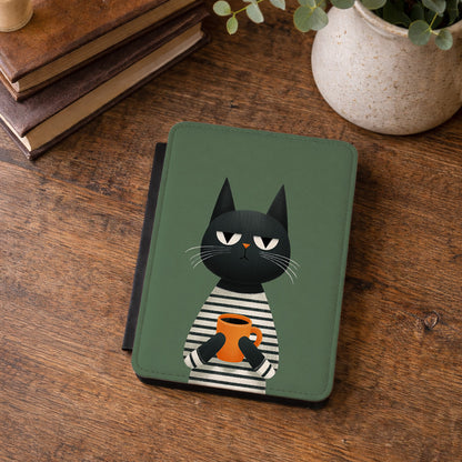 The Pre-Caffeine Feline – Grumpy Cat Kindle Case