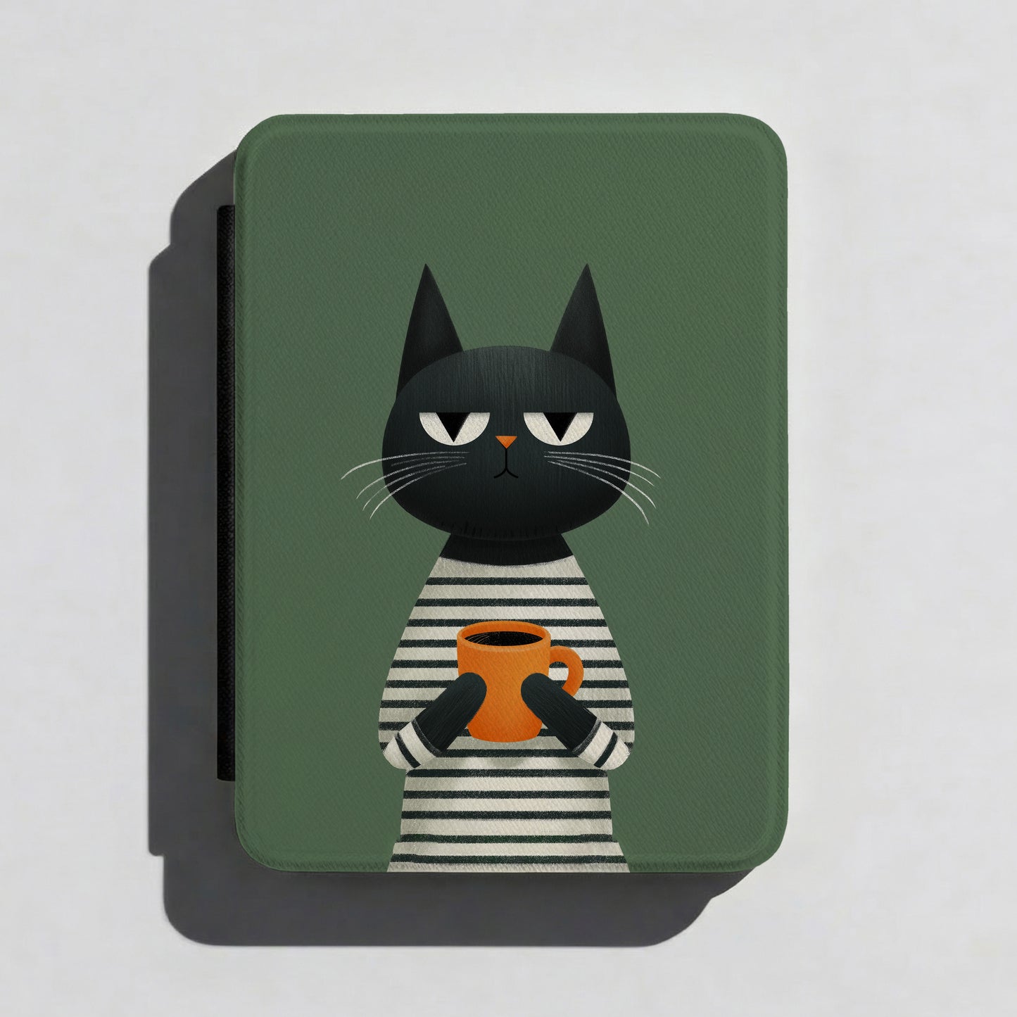 The Pre-Caffeine Feline – Grumpy Cat Kindle Case