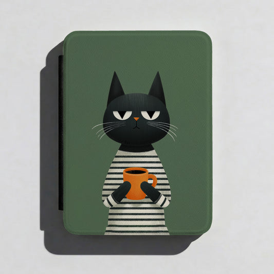 The Pre-Caffeine Feline – Grumpy Cat Kindle Case