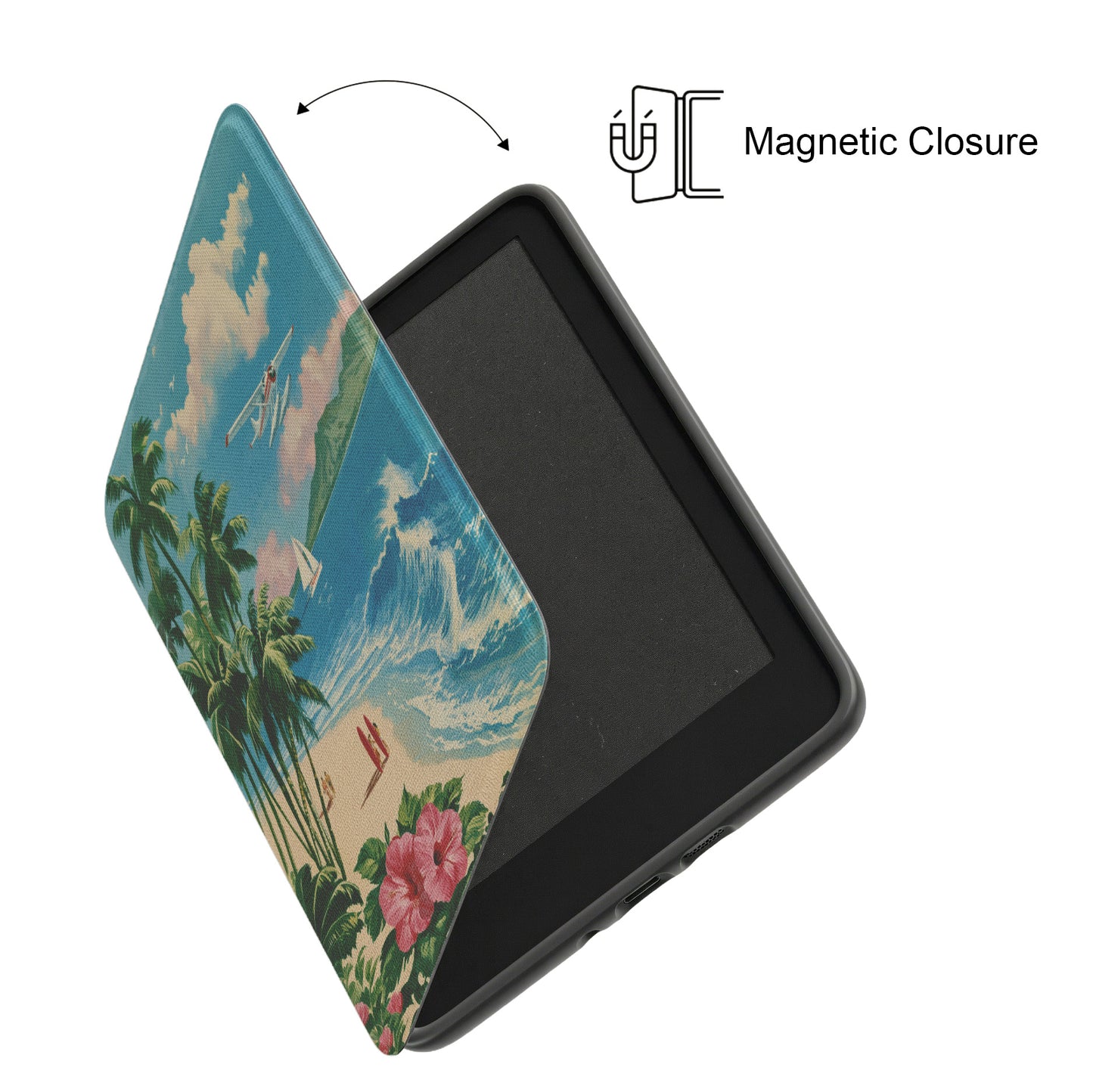 The Retro Paradise – Vintage Travel Poster Kindle Case