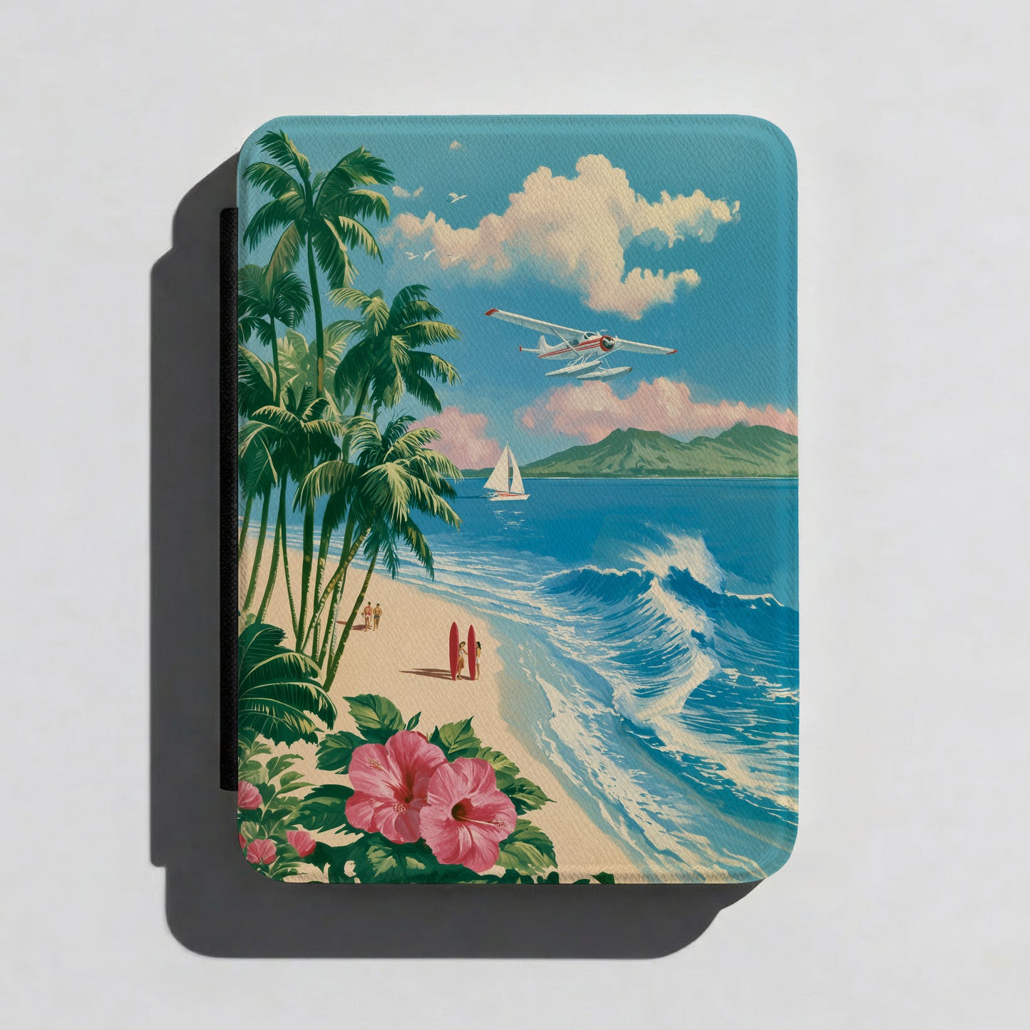 The Retro Paradise – Vintage Travel Poster Kindle Case