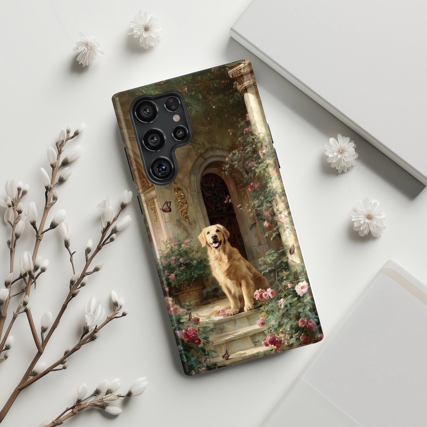 The Royal Golden Guardian Design Phone Case for Galaxy S series Phones