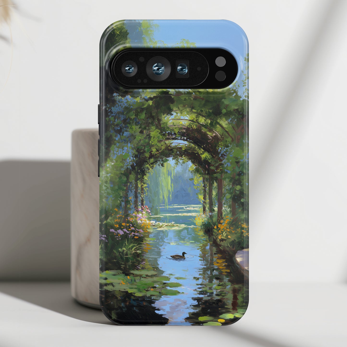 The Secret Archway – Impressionist Pond Design Phone Case for Google Pixel