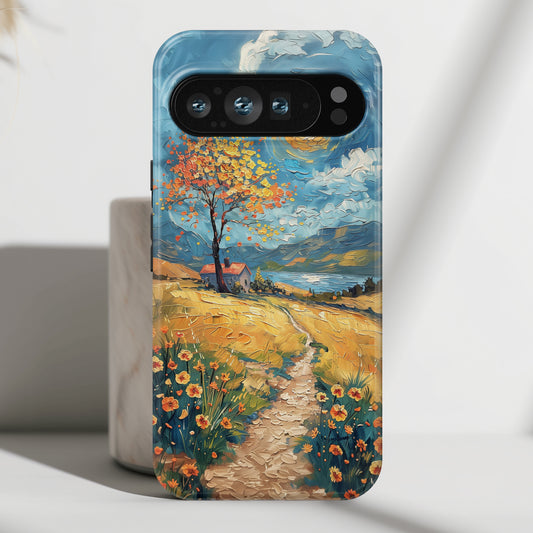 The Spring in Vincent Van Gogh Style Oil Painting Design Phone Case for Google Pixel