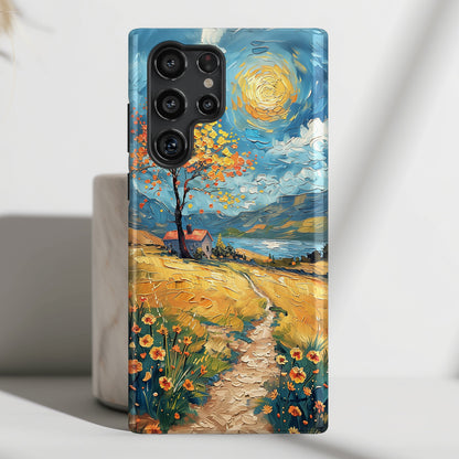 The Spring in Vincent Van Gogh Style Oil Painting Design Case for Galaxy S series Phones