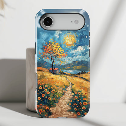 The Spring in Vincent Van Gogh Style Oil Painting Design iPhone Case