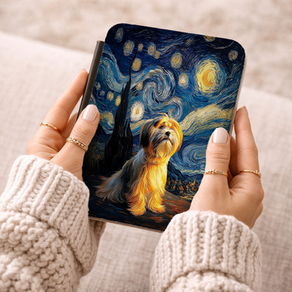 The Starry Night Stargazer – Custom Impressionist Pet Kindle Case