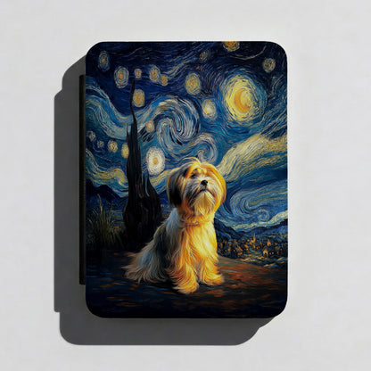 The Starry Night Stargazer – Custom Impressionist Pet Kindle Case
