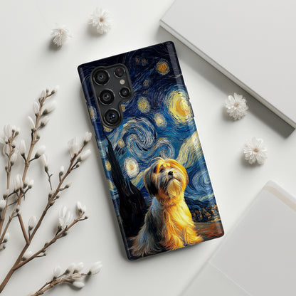 The Starry Night Stargazer – Custom Impressionist Pet Phone Case for Galaxy S series Phones