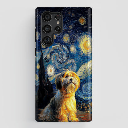 The Starry Night Stargazer – Custom Impressionist Pet Phone Case for Galaxy S series Phones