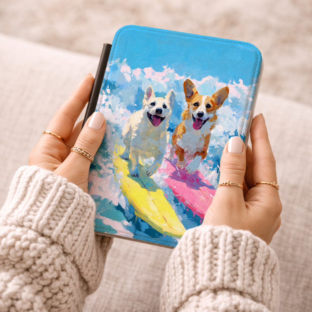 The Summer Surf Dogs – Impasto Action Kindle Case