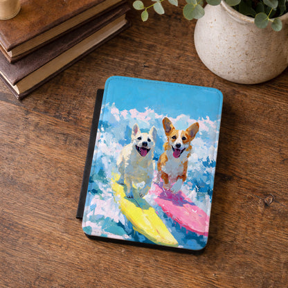 The Summer Surf Dogs – Impasto Action Kindle Case