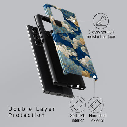 The Twilight Gradient – Celestial Cloud Design Phone Case for Galaxy S series Phones