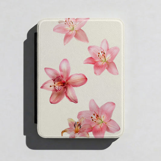 The Vintage Lily – Watercolor Botanical Kindle Case