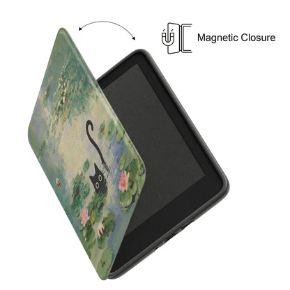 The Water Lily Lurker – Fine Art Parody Kindle Case