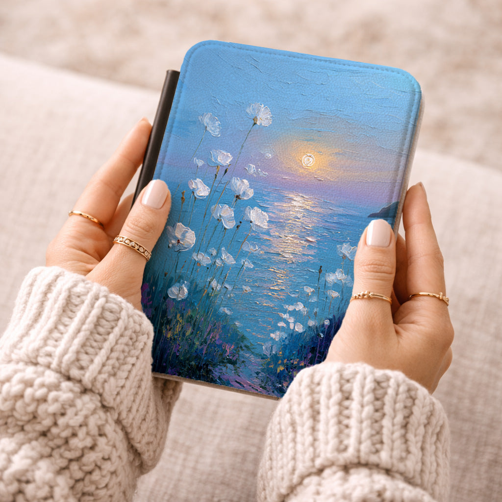 The White Sea Poppies – Coastal Impressionism Kindle Case