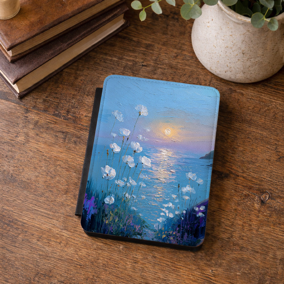 The White Sea Poppies – Coastal Impressionism Kindle Case